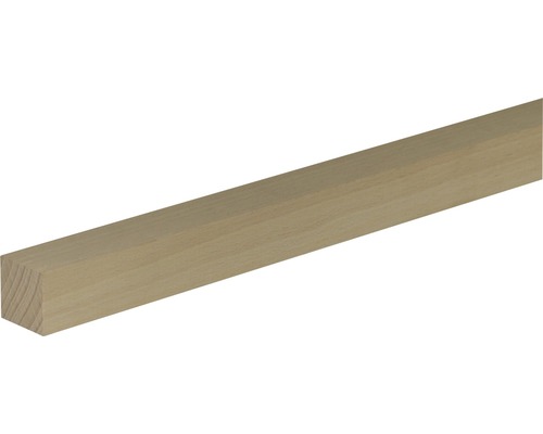 Vierkante balk, ruw beukenhout, 29x29x950 mm