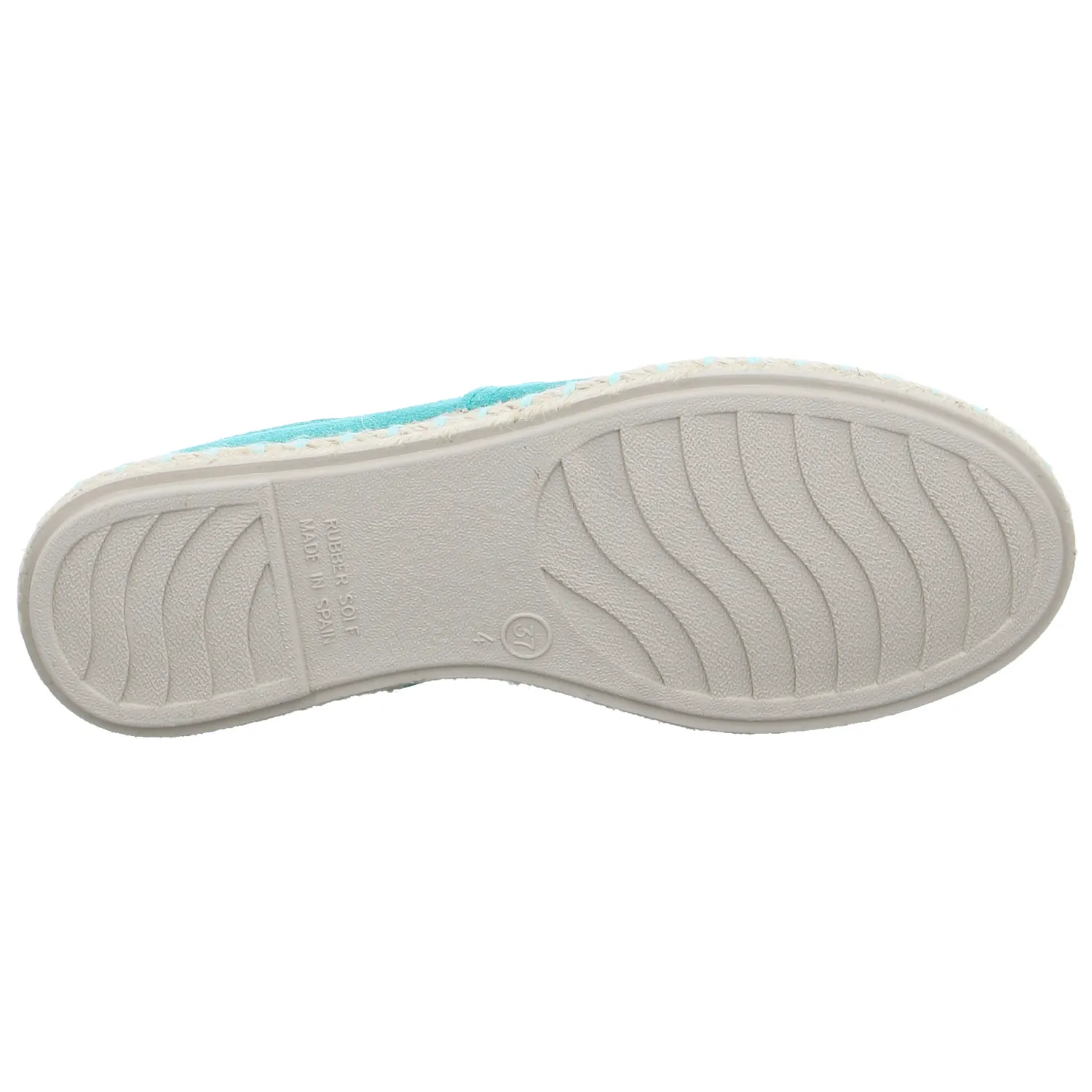 SCHUHENGEL Espadrille Pastelgrün Leder