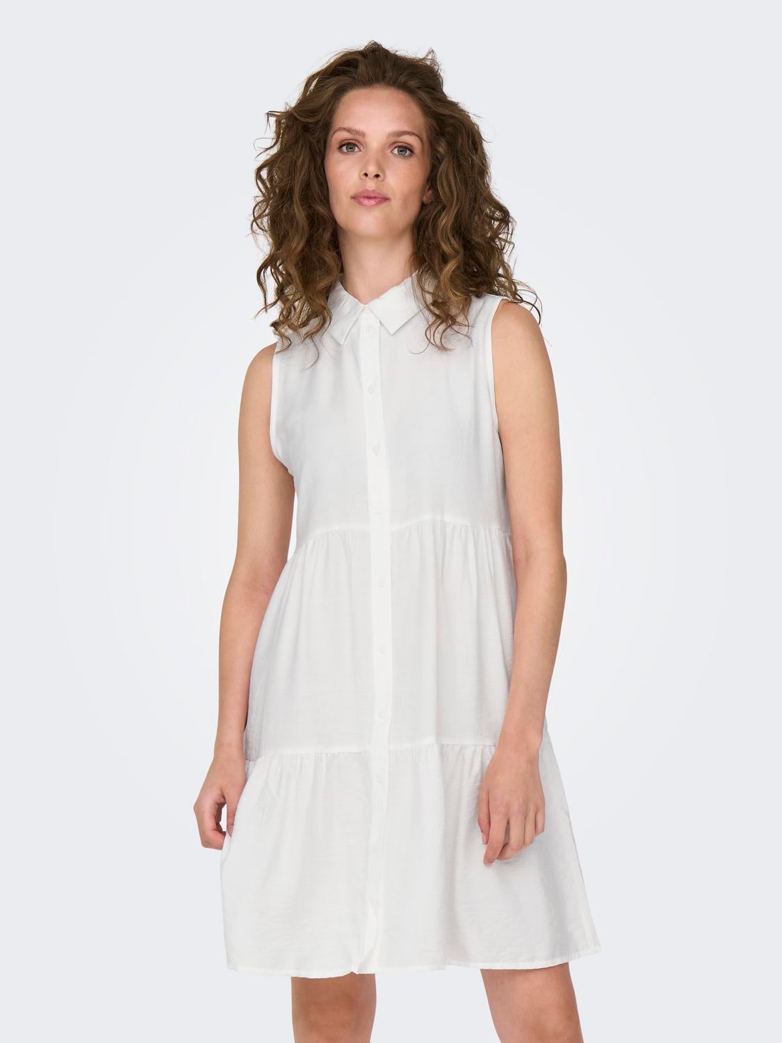 JDYSILAS Midikleid Cloud Dancer