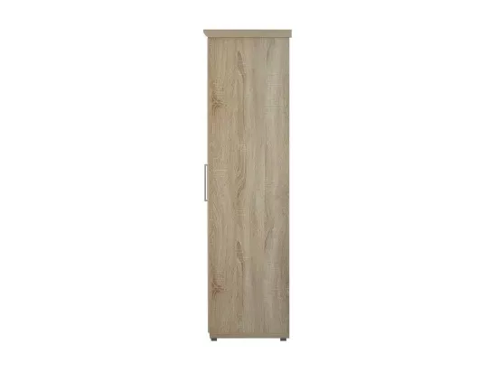 Armoire, garde-robe, collection TOM, 4 portes 160 cm, penderie intégrée chêne sonoma