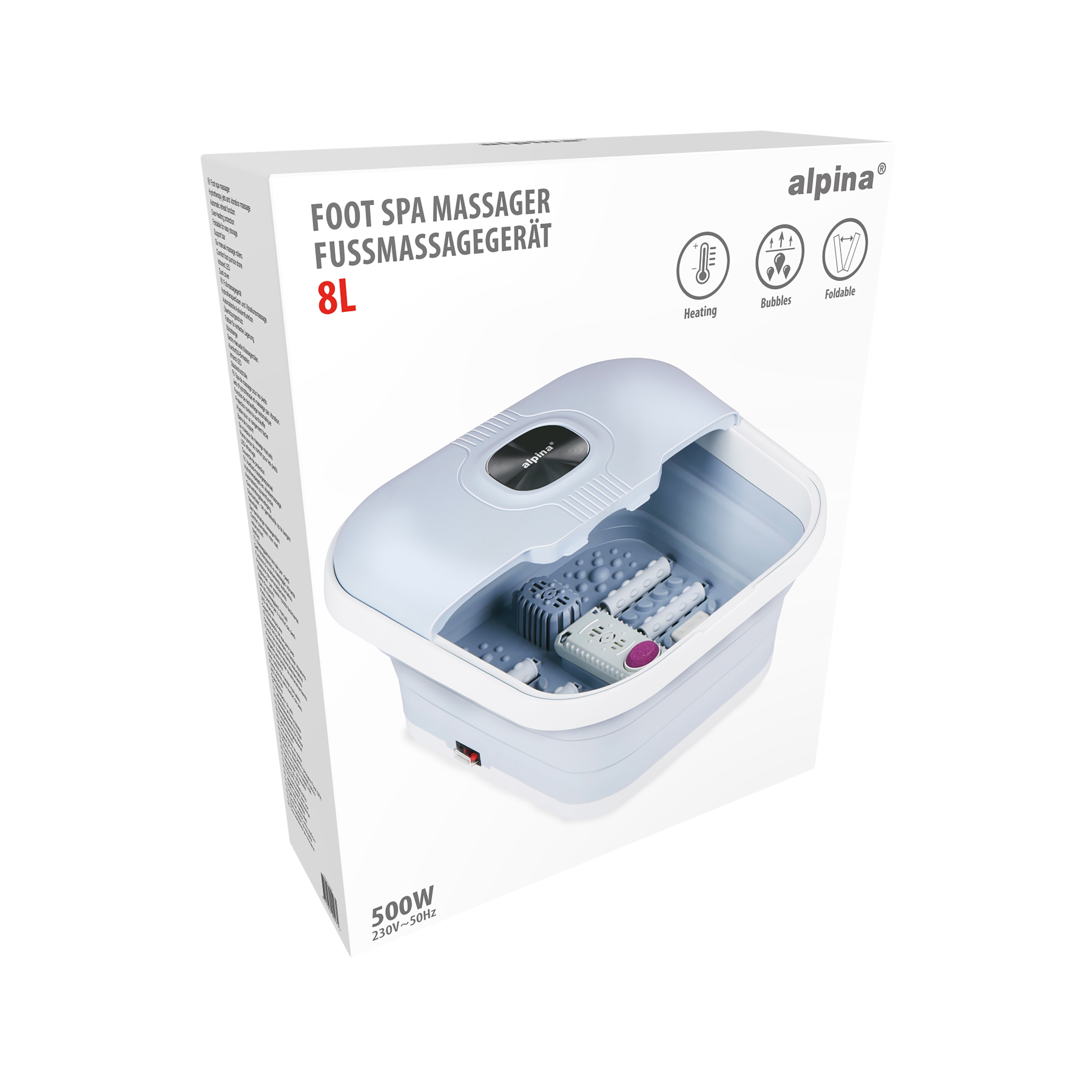 Fussbad Massagegerät 500W