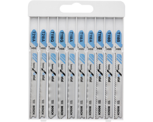 Bosch X-Pro Line decoupeerzaagbladenset voor metaal, 10-delig