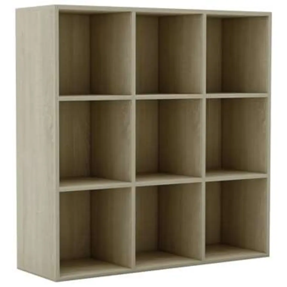vidaXL - Boekenkast - Bruin - Bewerkt hout