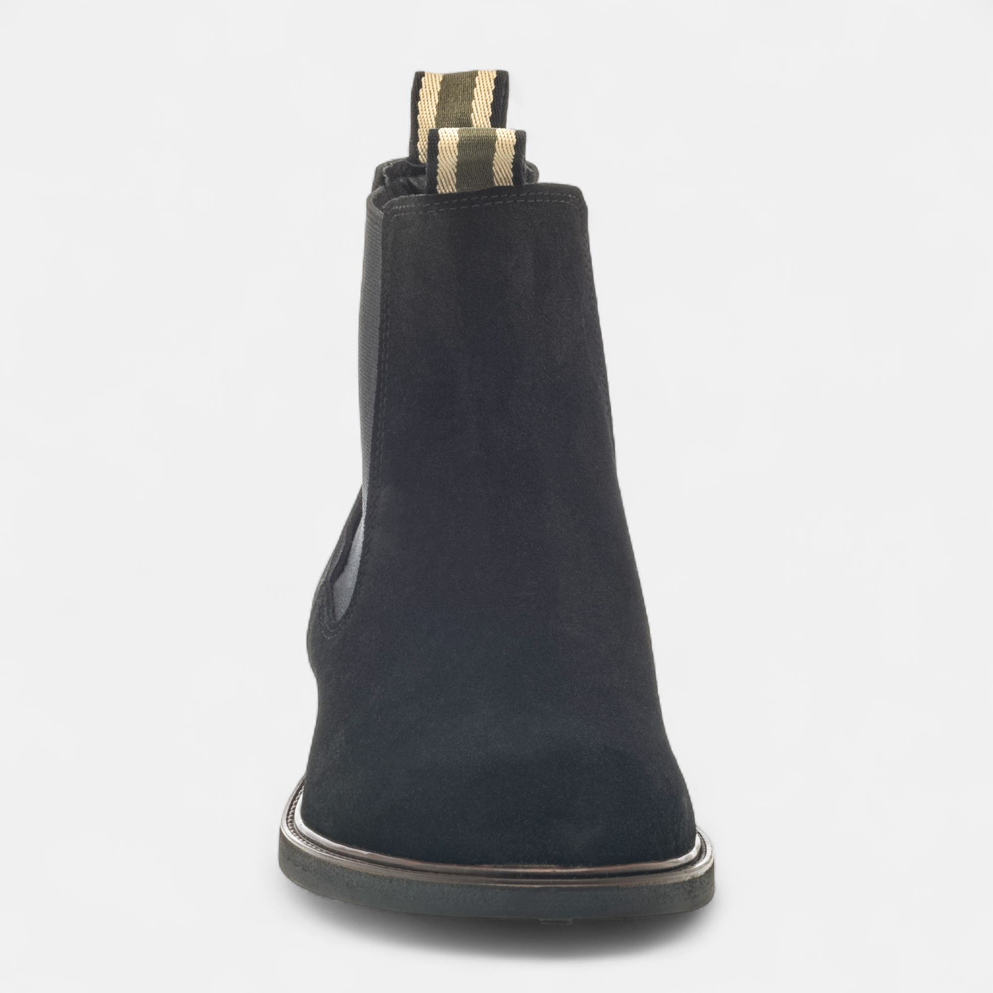 Boots chelsea Homme en cuir noir