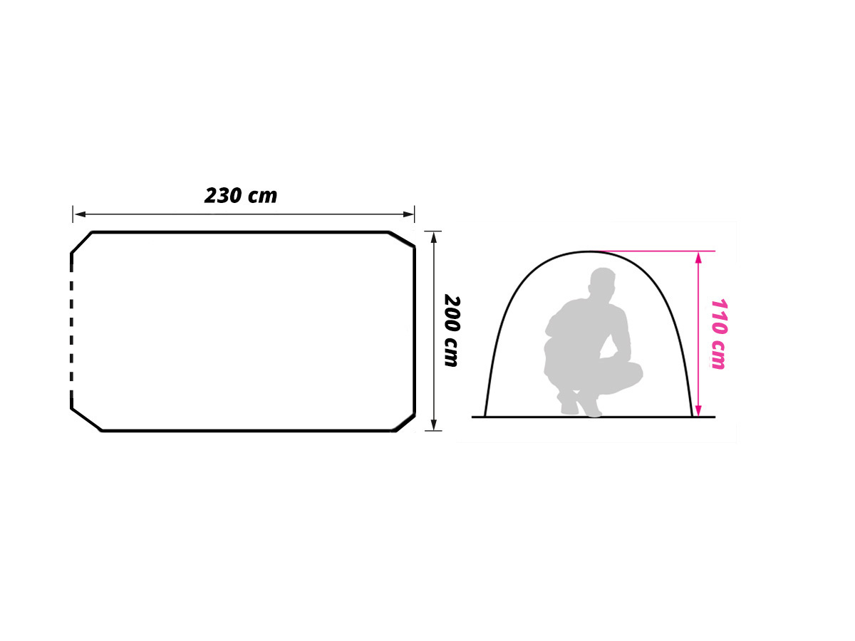 Obelink Aero CoolDark pop-up tent