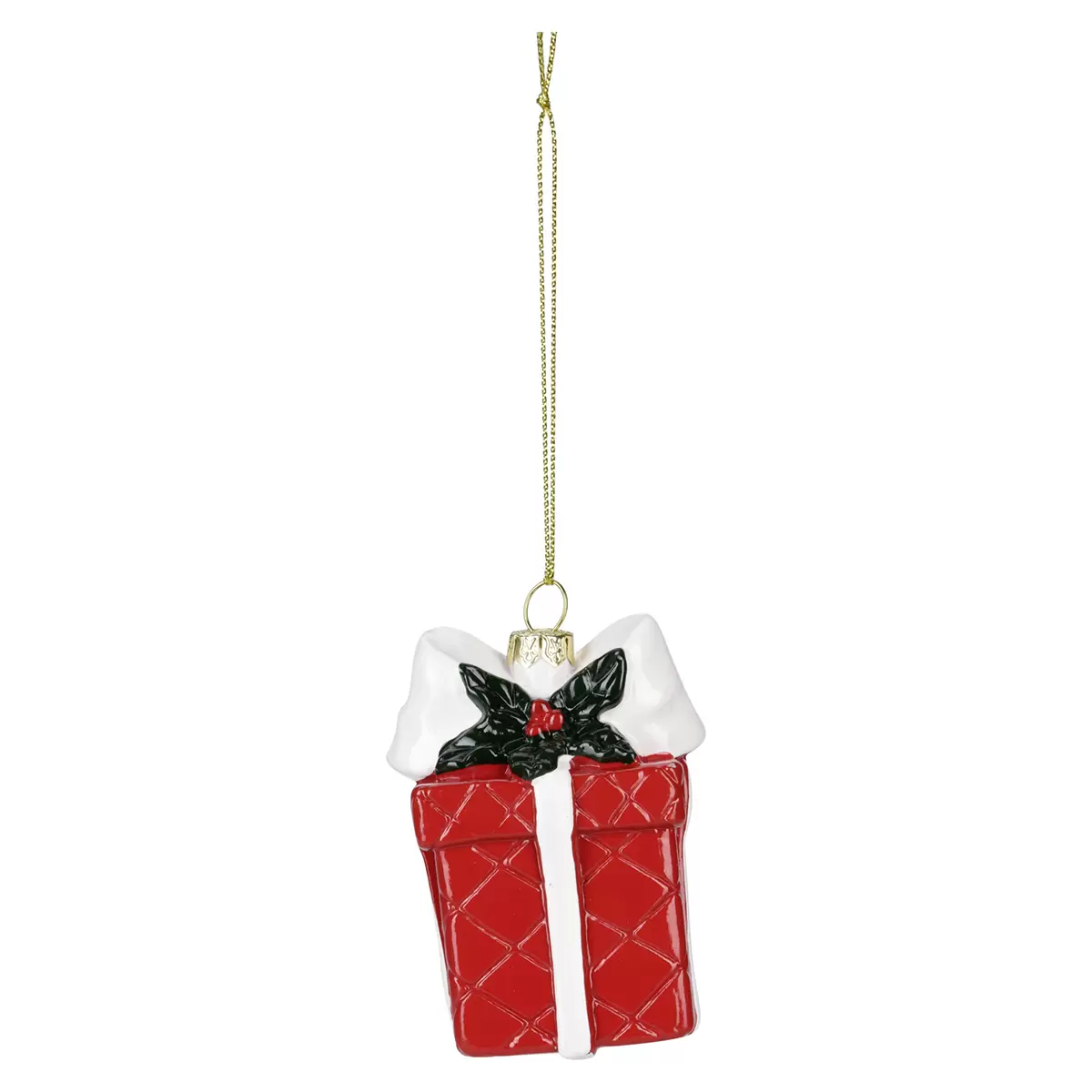 Hängedeko Weihnachtsfigur XMAS rot,weiss