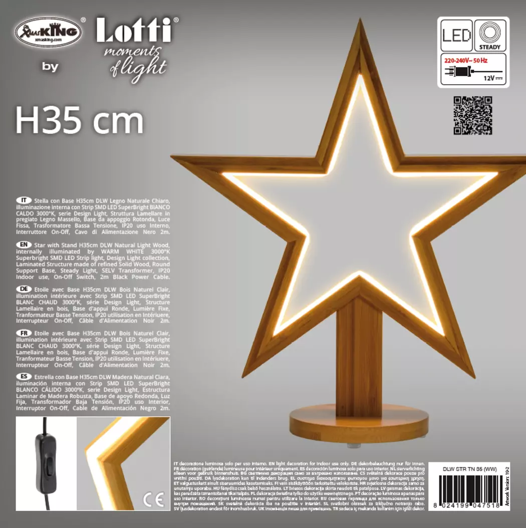 LED-Tischleuchte Stern
