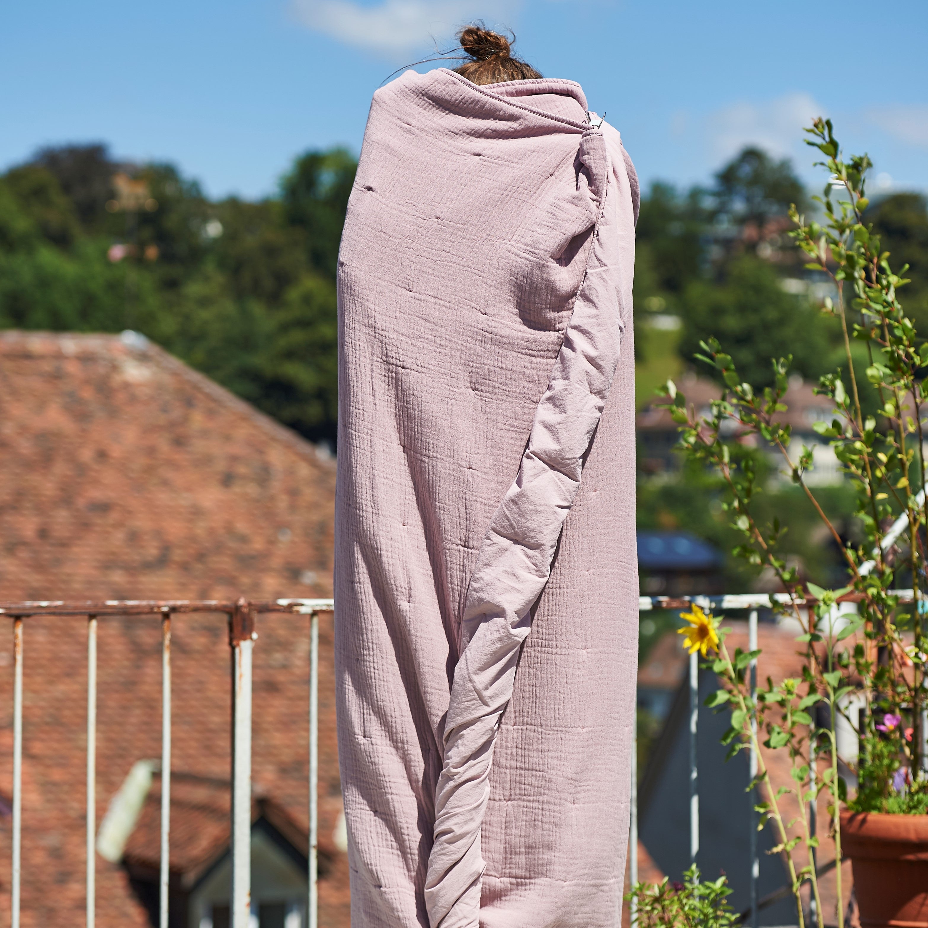 NORA Decke ash rose, Quilt 150x200 cm