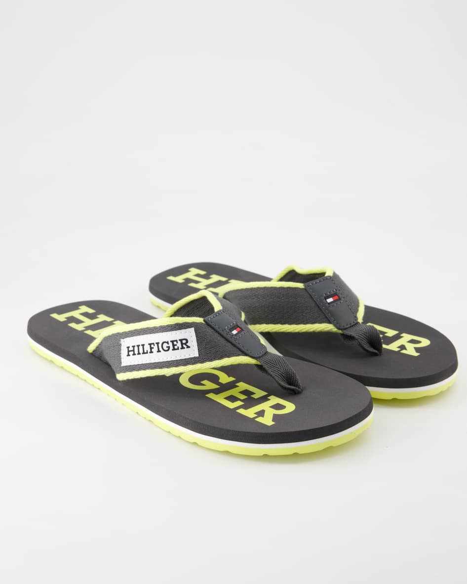 Tommy Hilfiger Beach Sandal Zehentrenner in Grau