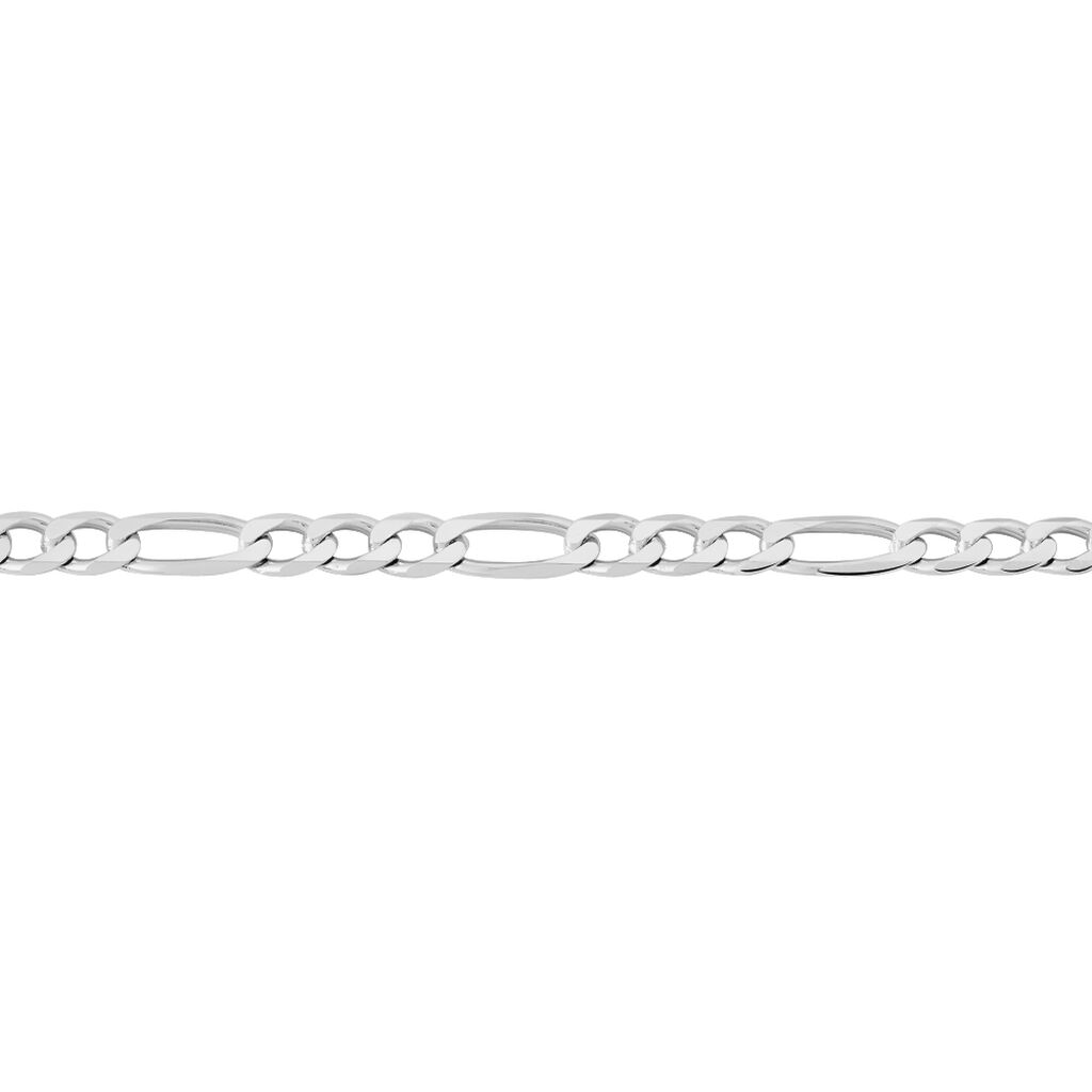 Bracelet Vivian Maille Alternee 1/3 Argent Blanc