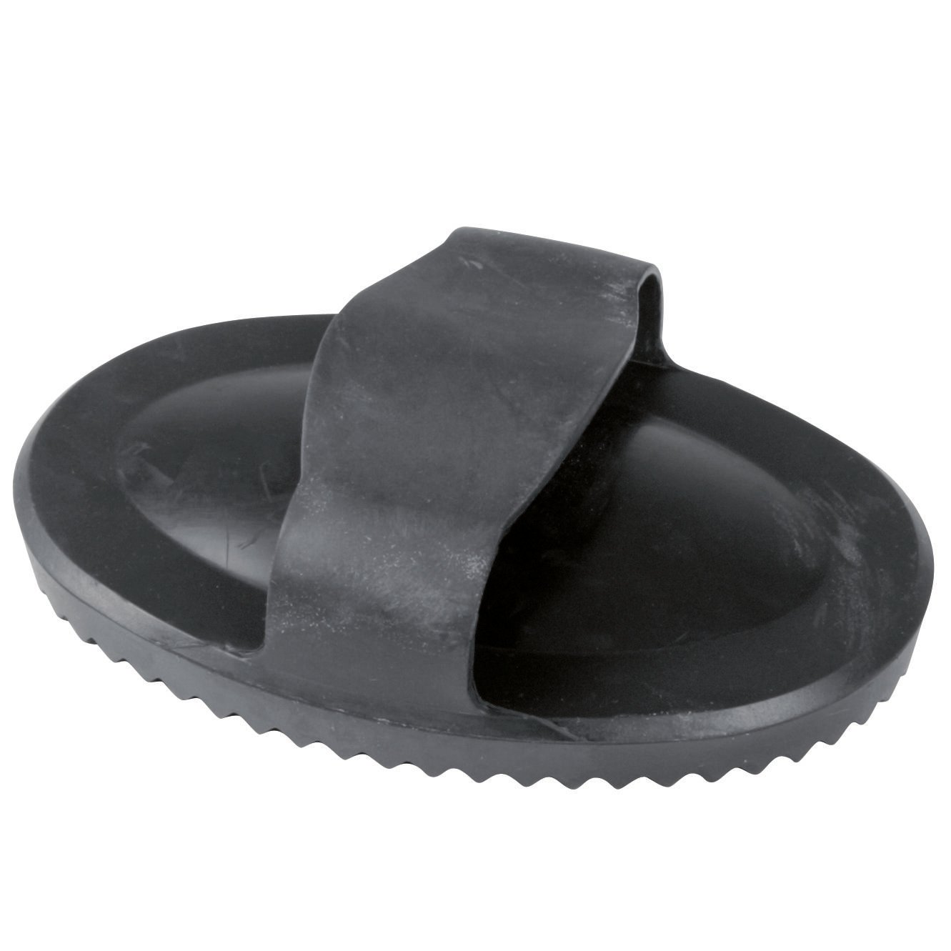 Waldhausen Rosborstel Rubber - Paard - Zwart - 4.4x11x16.3 cm
