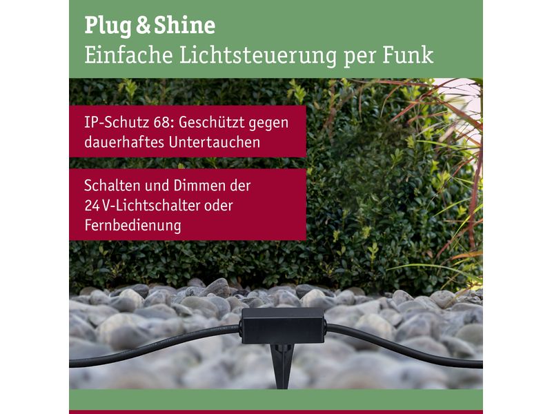 Paulmann Controller Plug & Shine Erweiterung Schalten und dimmen Sie Ihr Plug & Shine System