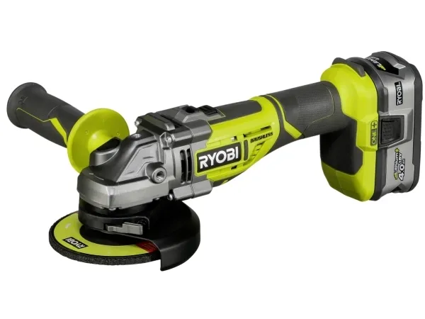 Ryobi One  R18AG7-140S - Vinkelkværn - ledningfri - 125 mm - 18 V