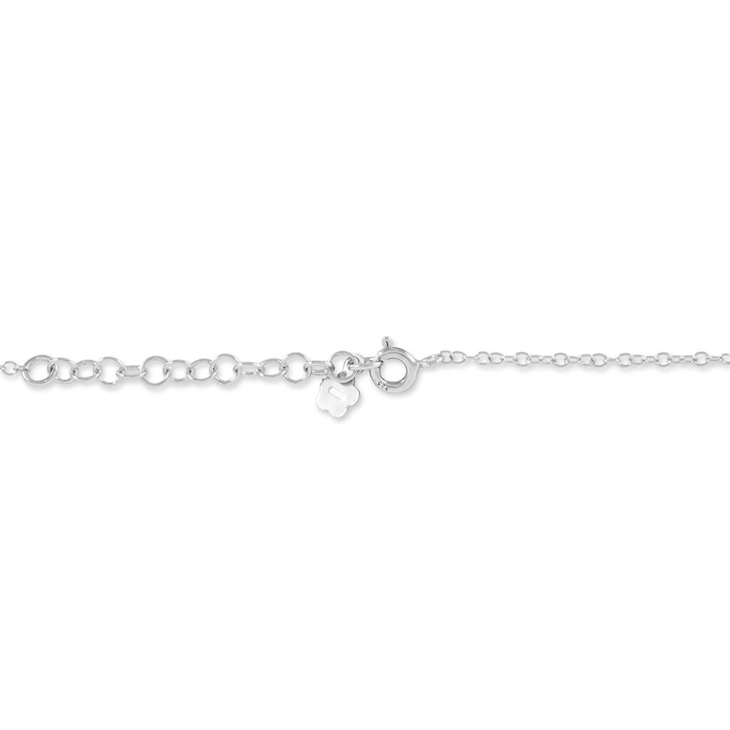 Bracelet Evren Argent Blanc Pierre De Synthese