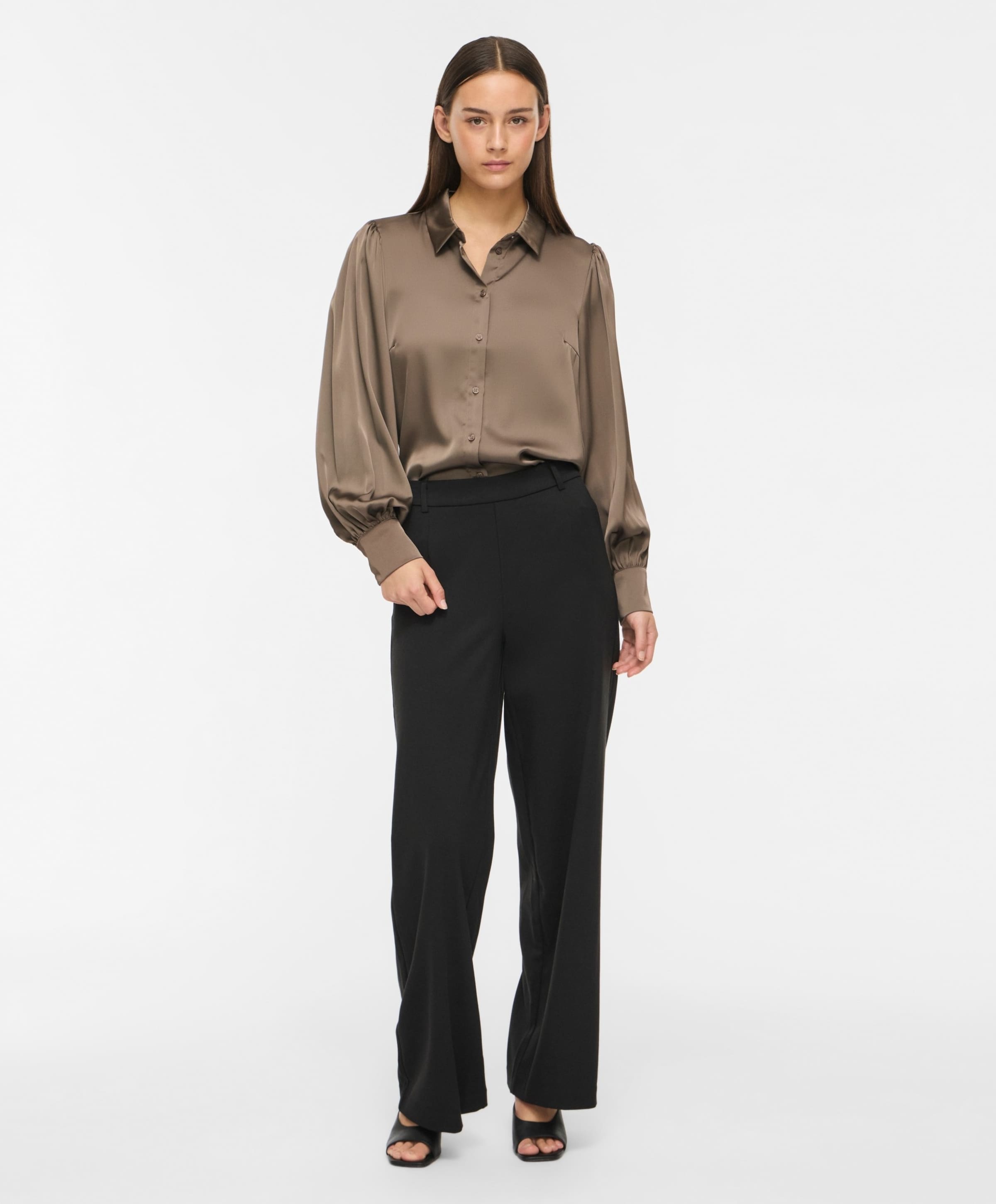 Vila Dames blouse grijs