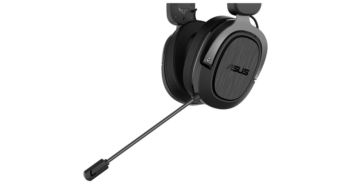 ASUSTUF Gaming H3 over-ear gaming headset  (Zwart/zilver, Pc, PlayStation 4, PlayStation 5, Nintendo Switch)