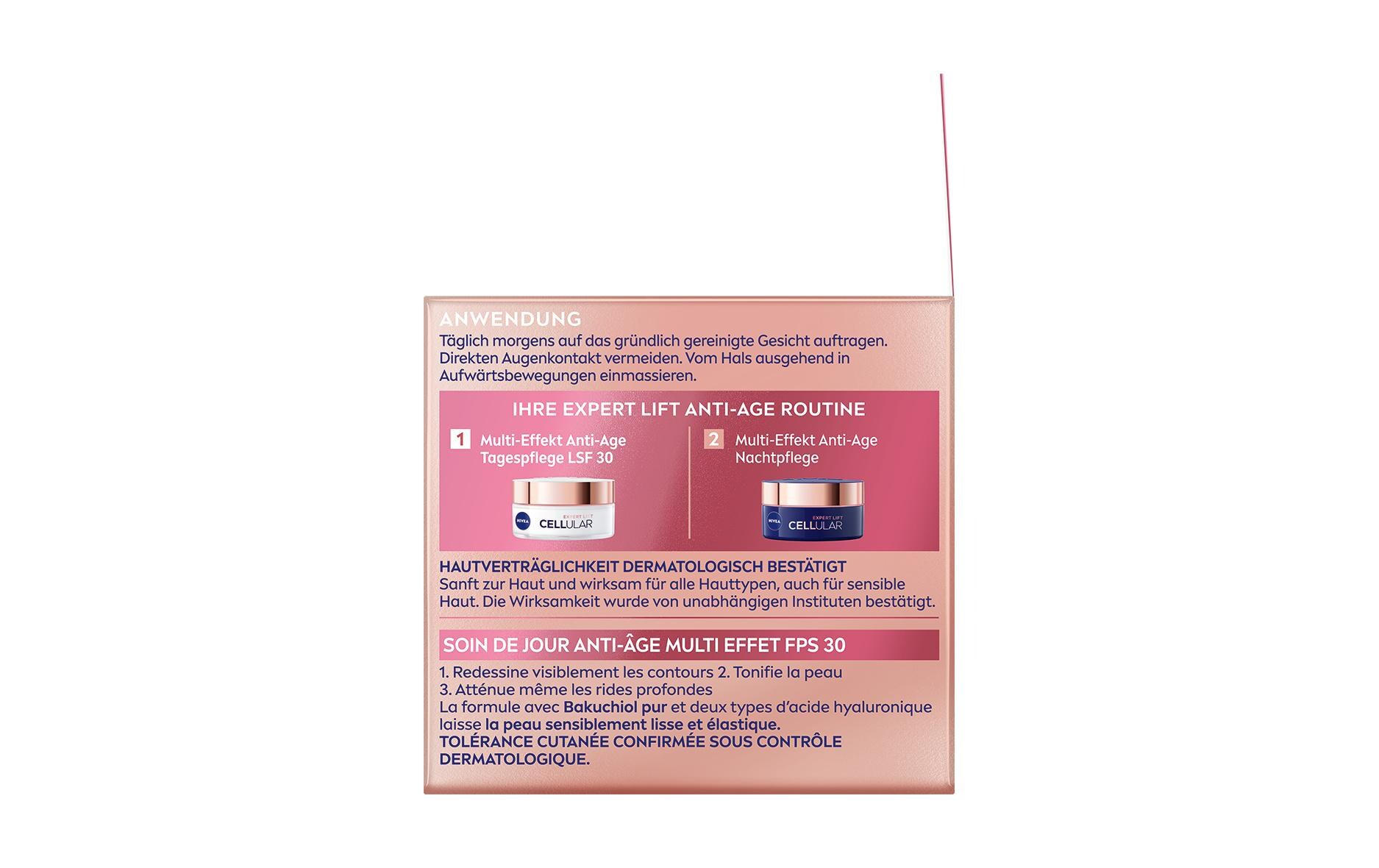 Tagescrème Cellular Expert Lift Anti-Age LSF 30 50 mlPflegende und straffende Crème gegen Falten