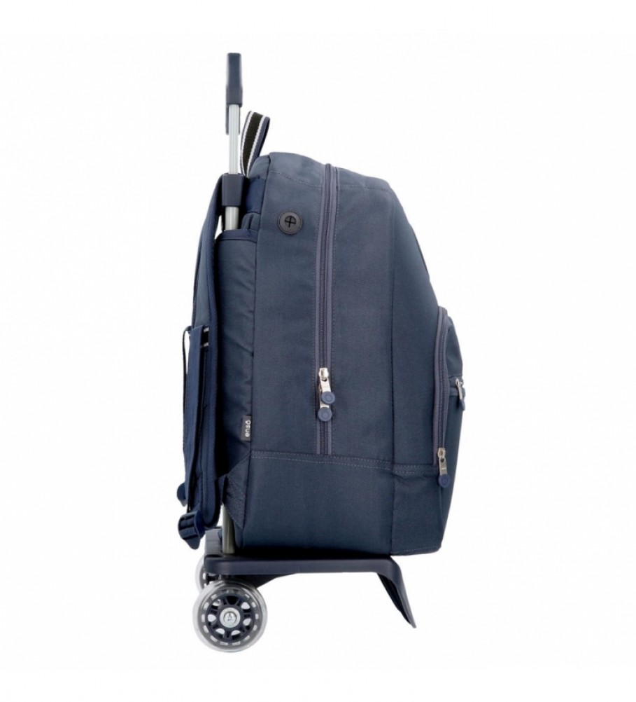 Enso Mochila con carro Basic -32x46x15cm- Marino