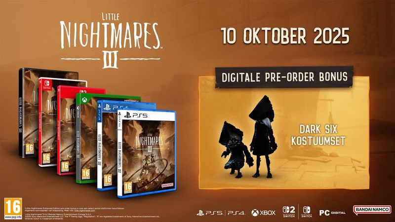 Little Nightmares III - Mirror Edition - Nintendo Switch - Metalen Hoes - Extra Hoofdstukken