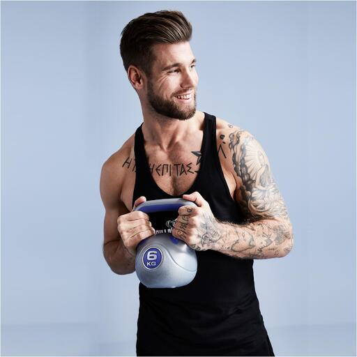 Kettlebell de vinil da Gorilla Sports