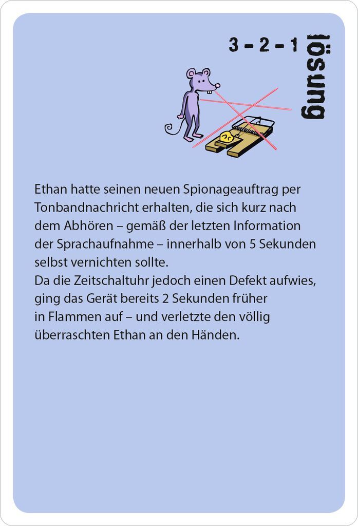 Rätselkarten BLACK STORIES JUNIOR - TOP SECRET !