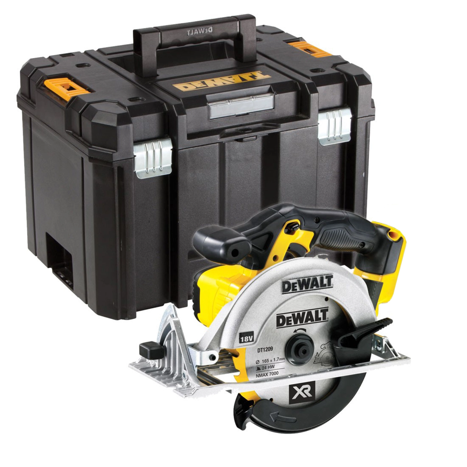 DeWALT DCS391NT 18V Li-Ion Accu cirkelzaag body in TSTAK - 165mm