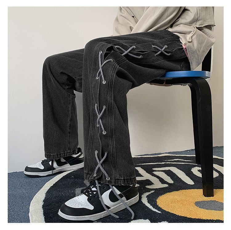 POSI - Baggy jeans met trekkoord