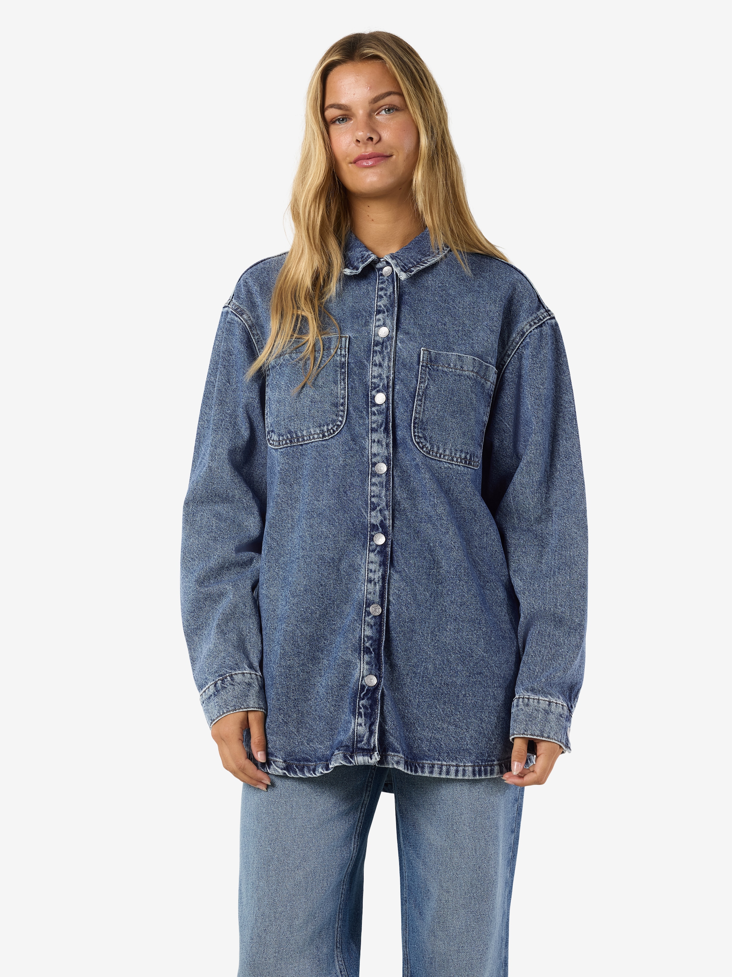 Noisy may Jeansjacke »NMALVA L/S DENIM SHACKET AZ351MB NOOS«