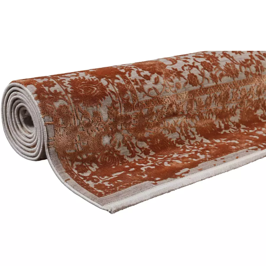 Esprit Kurzflorteppich Florida terracotta, grau