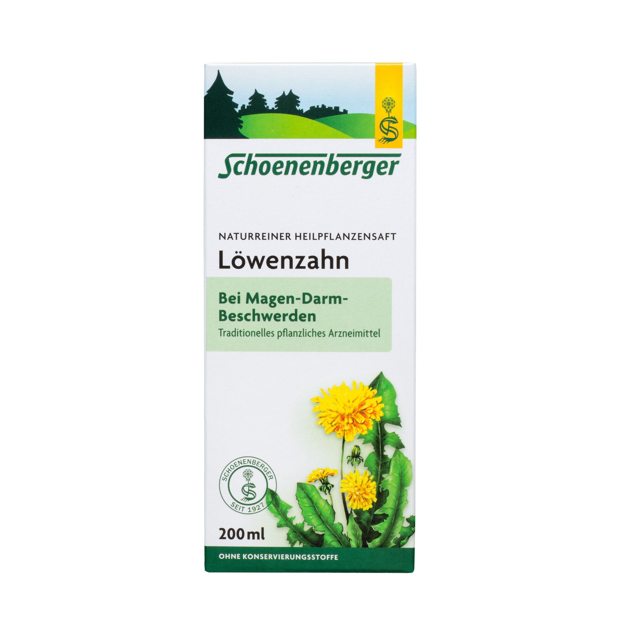 Schoenenberger® Heilpflanzensaft Löwenzahn
