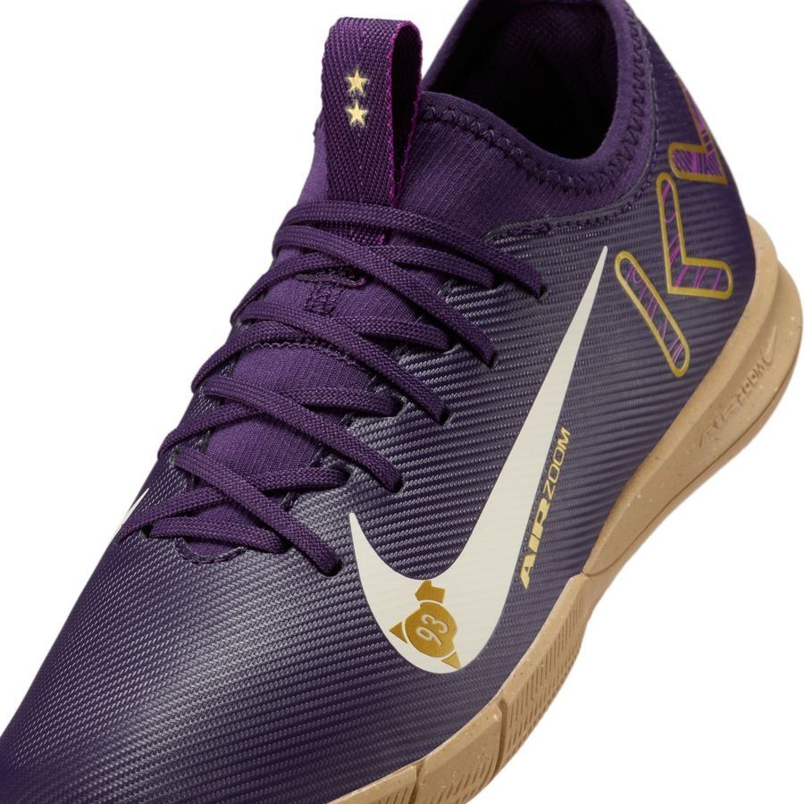 Nike Air Zoom Mercurial Vapor 16 Academy IC Mbappé Personal Edition - Violet/Blanc Enfant