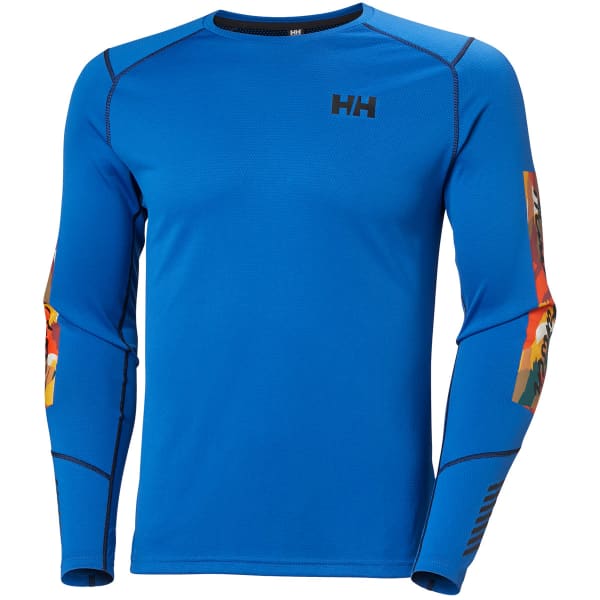 T-shirt thermique HELLY HANSEN LIFA ACTIVE CREW COBALT 2.0 APRES PRINT