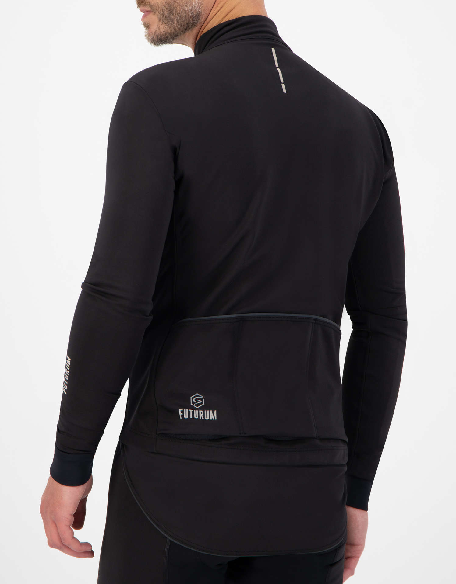 FUTURUM 4 SEASONS II Fietsjack Zwart Heren