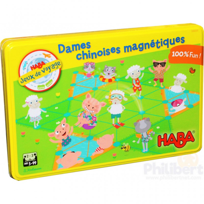 Dames Chinoises Magnétiques - Jeu de voyage Haba