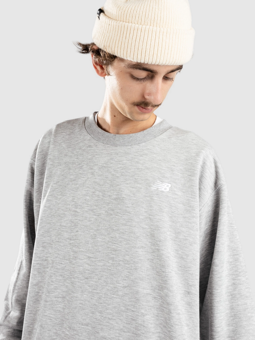New Balance Sport Essentials French Terry Crew Sweater athletic grey