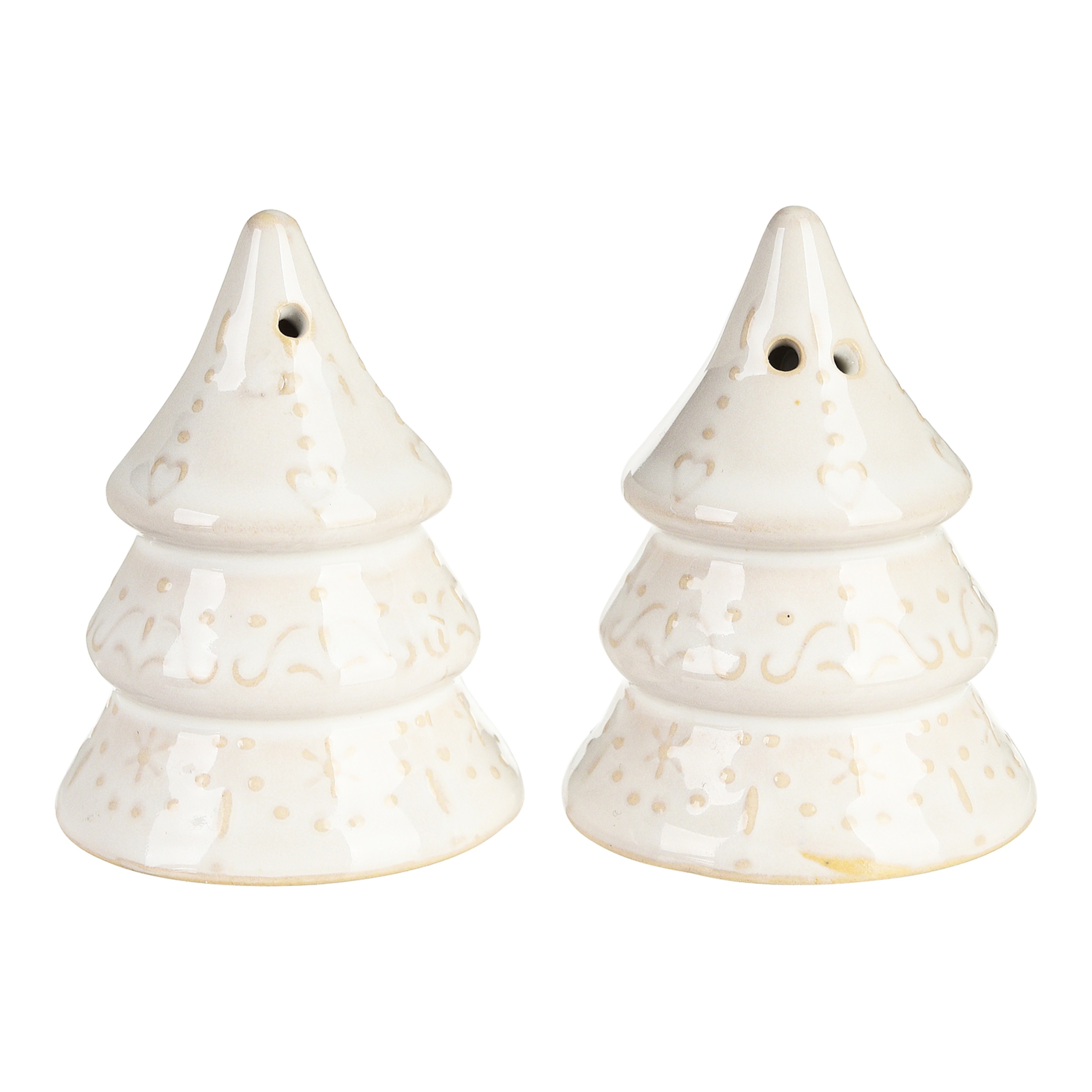 creme, ⌀ 5 x H 6,5 cm, 2-teilig