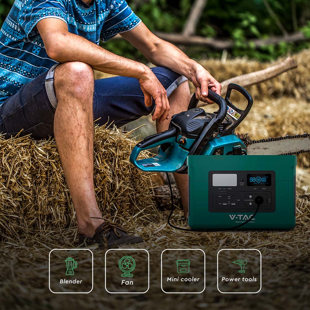 V-TAC Draagbaar powerstation 1000W