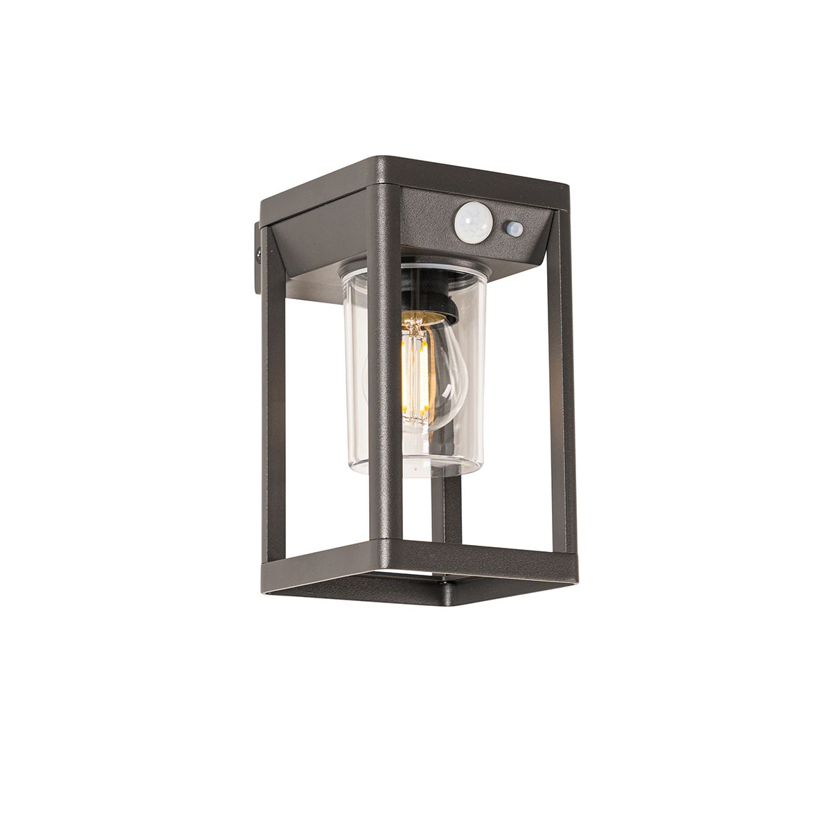 Buiten wandlamp donkergrijs incl. LED en dimlicht op solar - Sonne