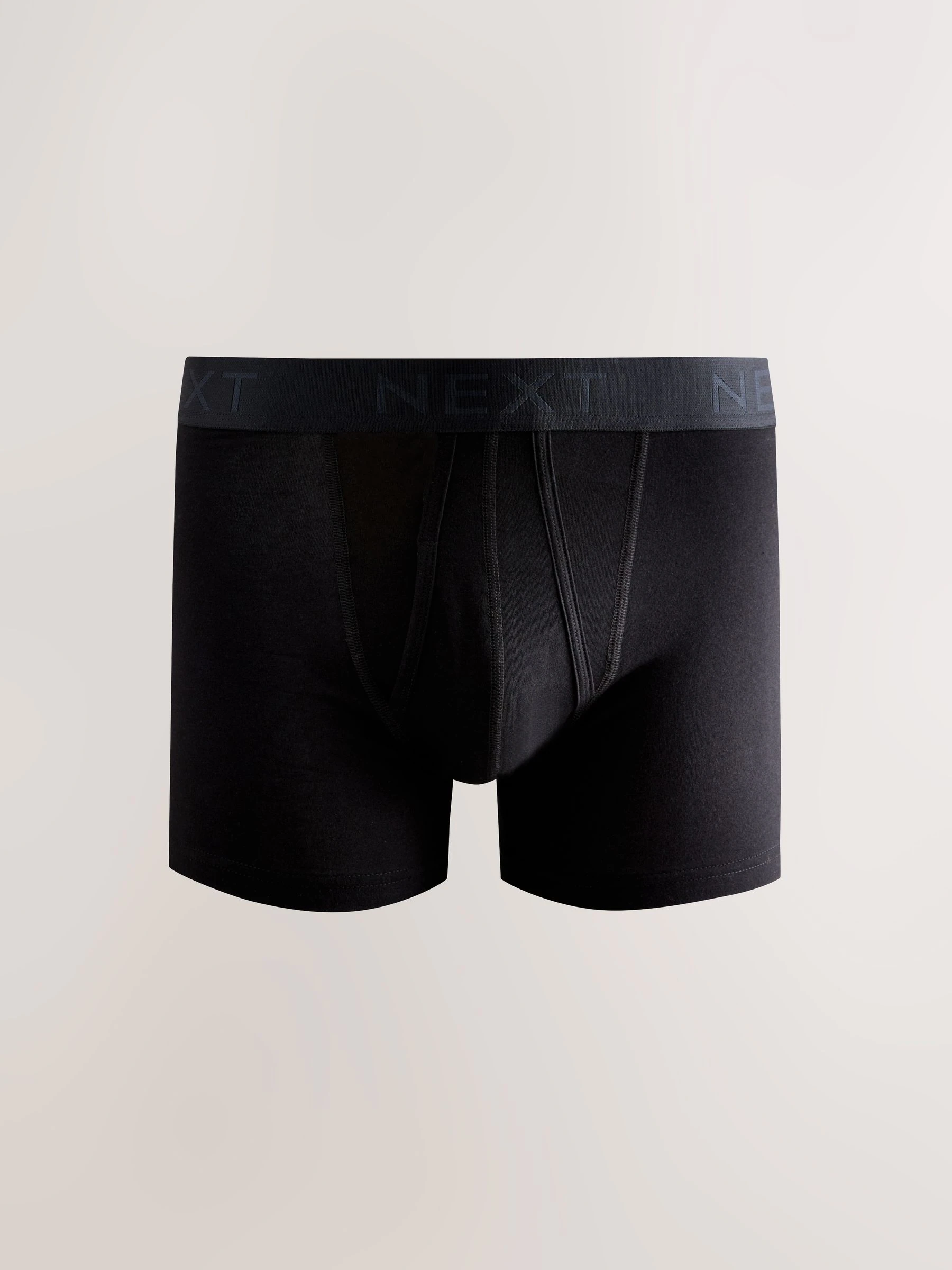 Zwarte neutrale taillebanden - 8 Boxershorts zonder plooi
