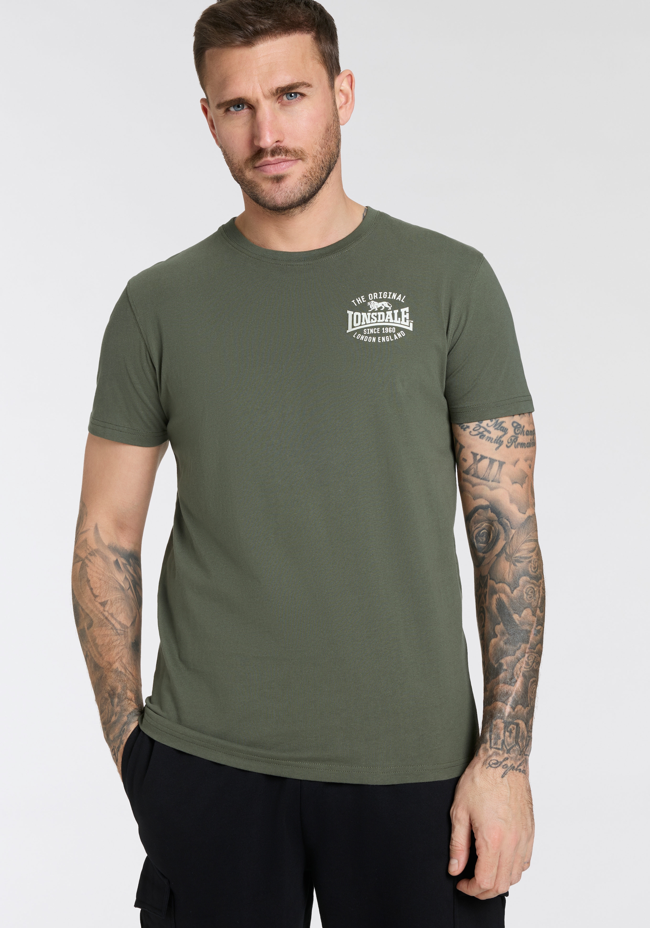 Lonsdale T-Shirt »HAWTON«, 2 Stk. Doppelpack
