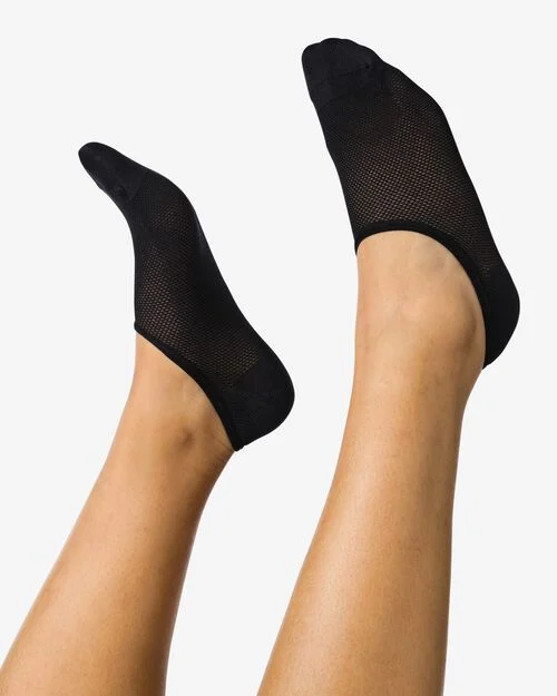 5 paires de socquettes pour sneakers noir