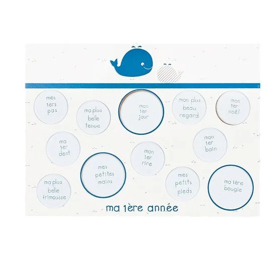 Blue Baleine pêle-mêle ma première année    de               Sauthon Baby's Sweet Home