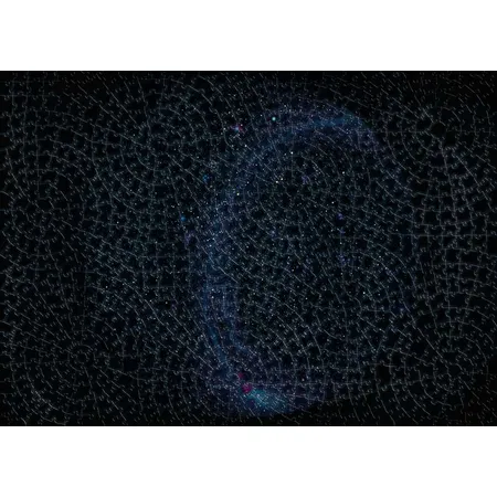 Ravensburger Puzzle - Krypt Universe Glow, 881 Teile