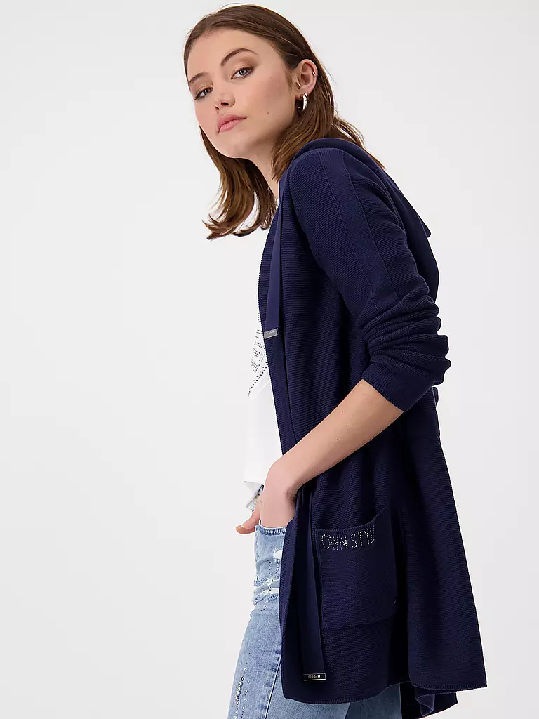 MONARI Strickjacke dunkelblau