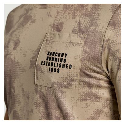 Maillot Manches Courtes Saucony Explorer Gris