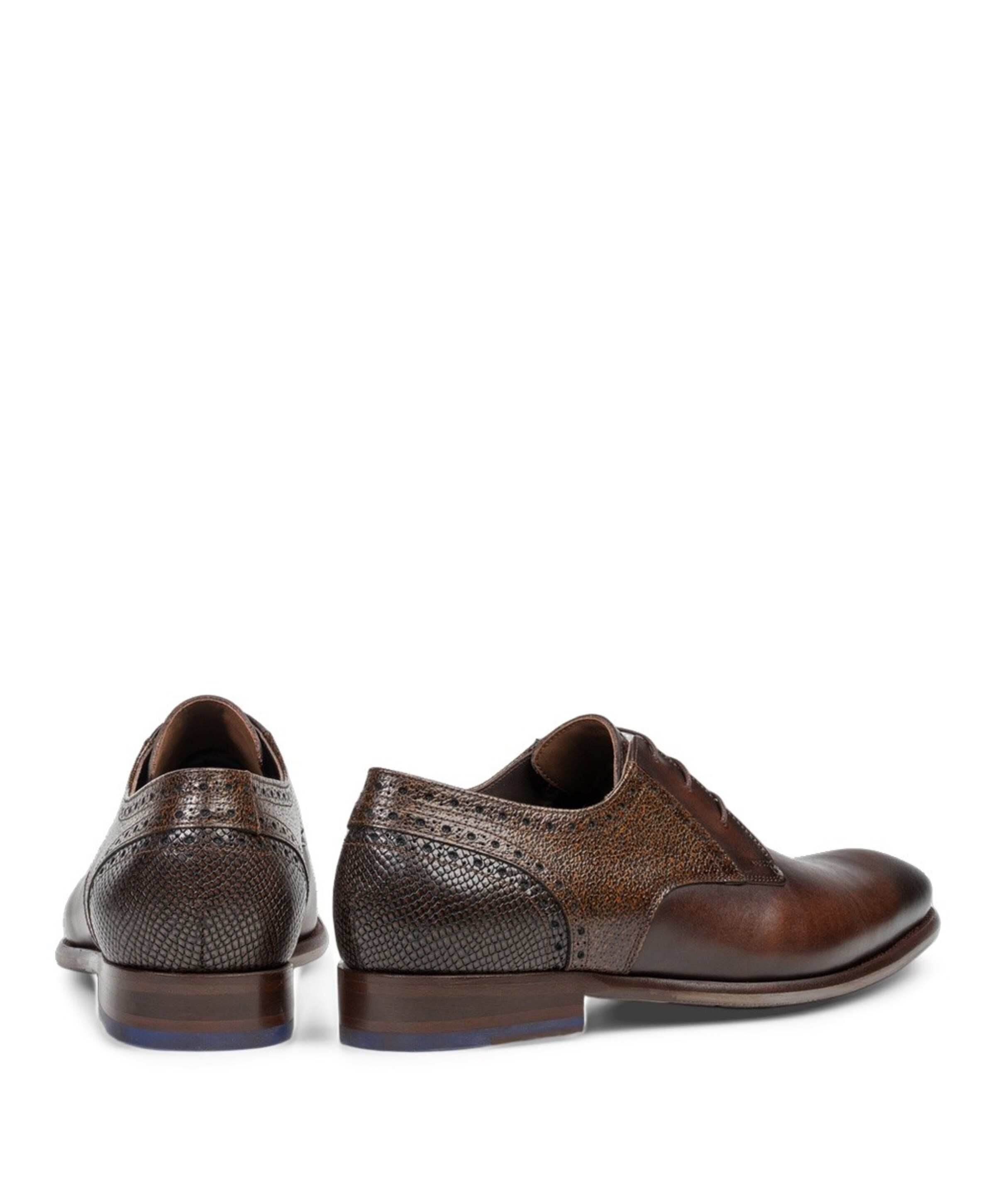 Floris van Bommel heren veterschoenen bruin