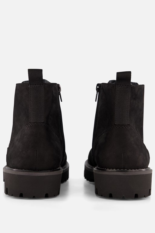 Rieker Veterboots zwart Nubuck