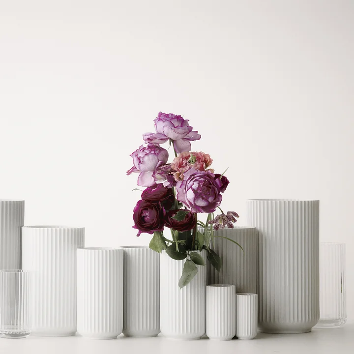 Lyngby Porcelæn - Lyngbyvase, weiss, H 38 cm