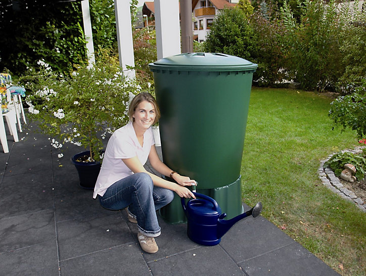 Récupérateur d'eau Garantia vert 210L