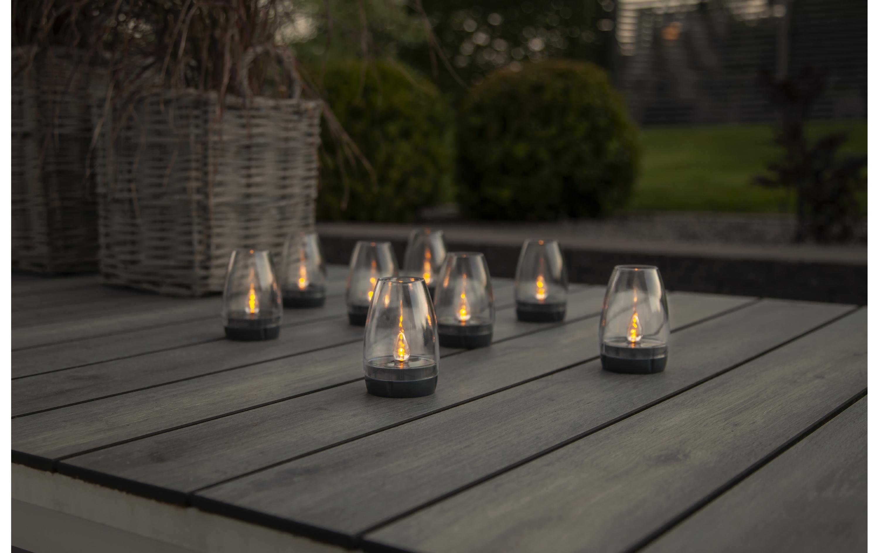 Gartenlicht Solardekoration Tropea, GrauDekoleuchte geeignet für den Aussenbereich